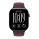Apple Watch Series 12 GPS 42mm Space Gray Aluminum Case with Burgundy Sport Band (S/M) 12 42mm Space Burgundy Sport Band (S/M) фото 3