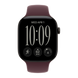 Apple Watch Series 12 GPS 46mm Black Aluminum Case with Burgundy Sport Band (M/L) 12 46mm Black Burgundy Sport Band (M/L) фото 3