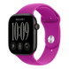 Apple Watch Series 12 GPS 42mm Black Aluminum Case with Magenta Sport Band (M/L) 12 42mm Black Magenta Sport Band (M/L) фото 1