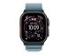 Apple Watch Ultra 3 GPS + Cellular 49mm Black Titanium Case with Light Blue Alpine Loop - Medium (MG9L4) MG9L4 фото 2