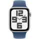 Б/У Apple Watch SE 2 GPS 44mm Silver Aluminum Case with Denim Sport Band - M/L (MXER3) (MXER3) фото 2