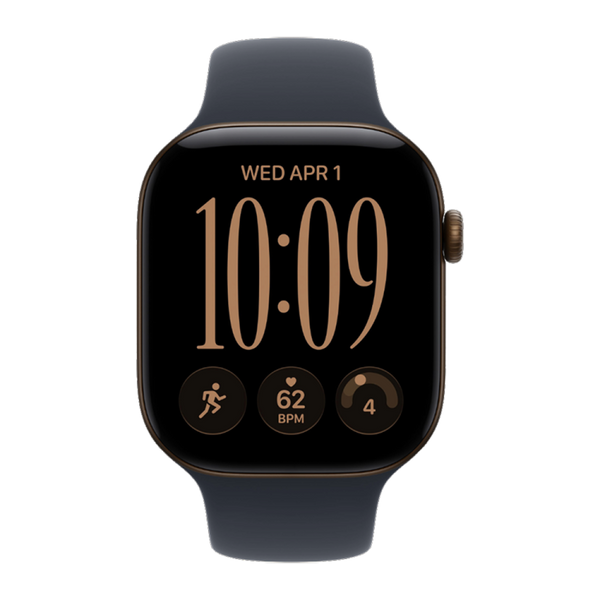 Apple Watch Series 12 GPS 42mm Dark Bronze Aluminum Case with Navy Blue Sport Band (S/M) 12 42mm Dark Bronze Navy Blue Sport Band (S/M) фото