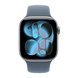 Б/У Apple Watch Series 11 GPS 46mm Silver Aluminum Case with Anchor Blue Sport Band - M/L (MEVA4) (MEVA4) фото 2