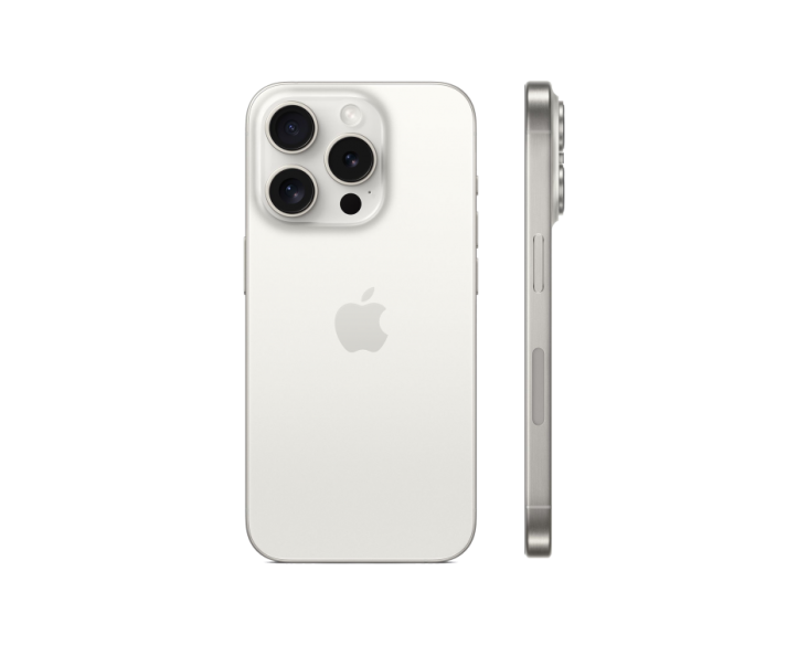 Б/У iPhone 15 Pro 128GB White Titanium (eSIM) (MTQN3) фото